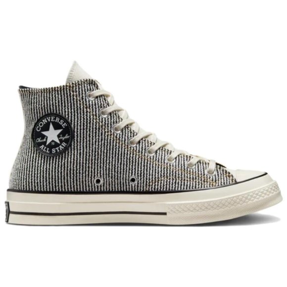Converse Chuck 70 Hi Workwear in Burnt Honey, Egret, and Black - Picture 3 of 5